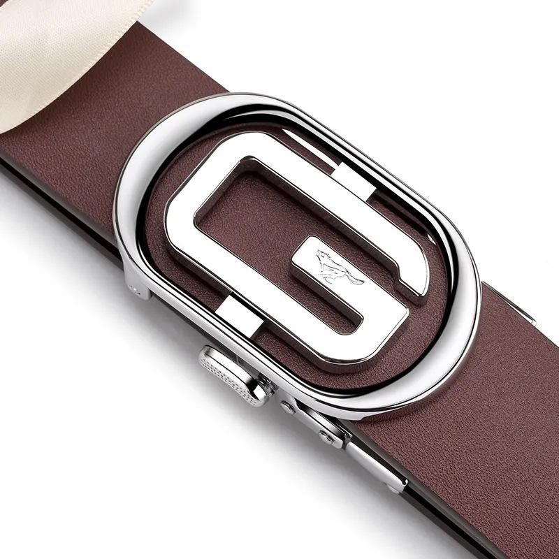 

Ремни для мужчин Высококачественные ремни с автоматической пряжкой для бизнеса Универсальные ремни для подарков на праздники 130cm