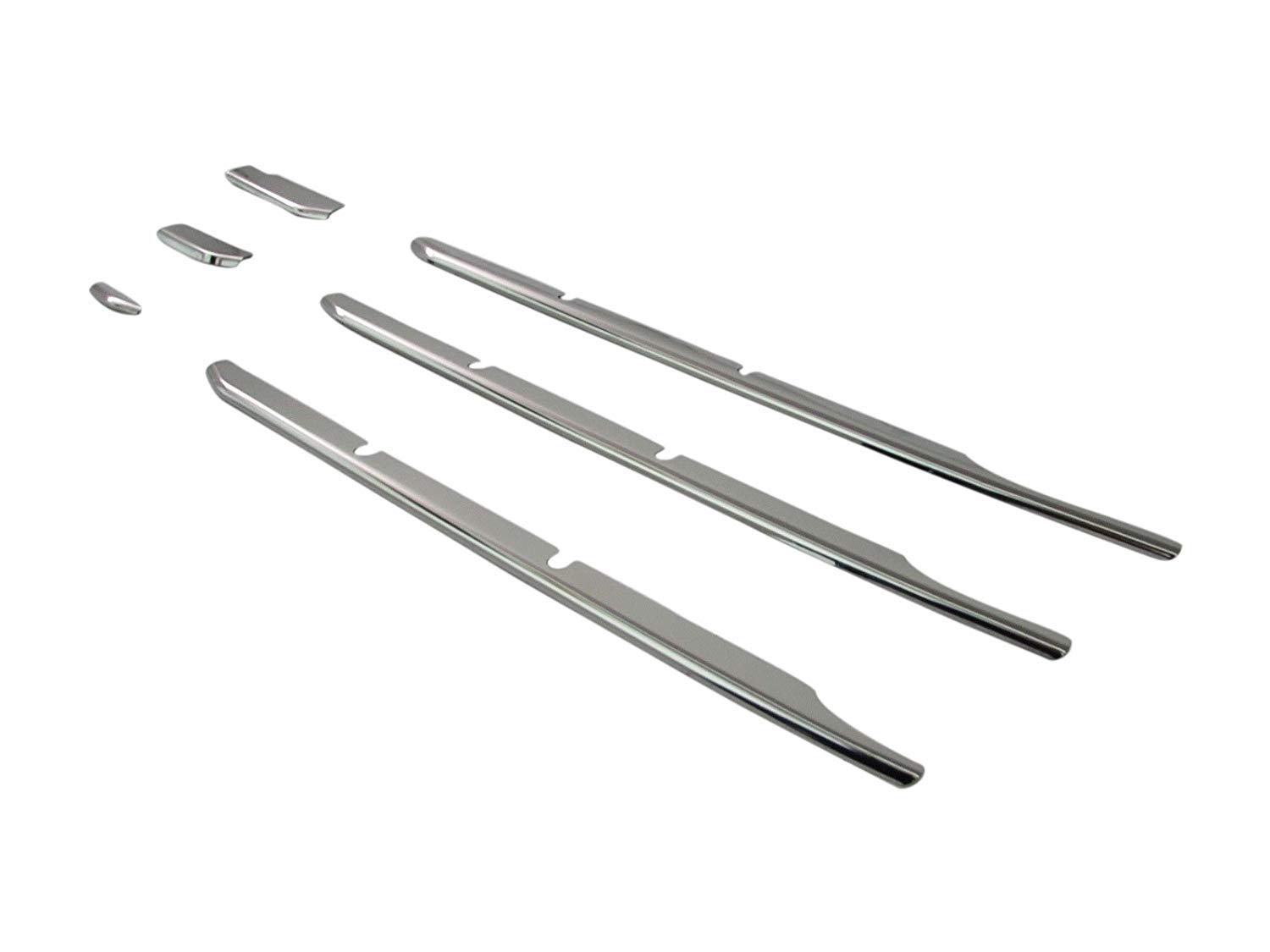 

BRIGHTZ Finish Stainless Steel Plated Front Bumper Mould for Wagon R Stingray Fits Wagon R Stingray Part Number 26921 Ultra-Mirror (6-Piece Set)