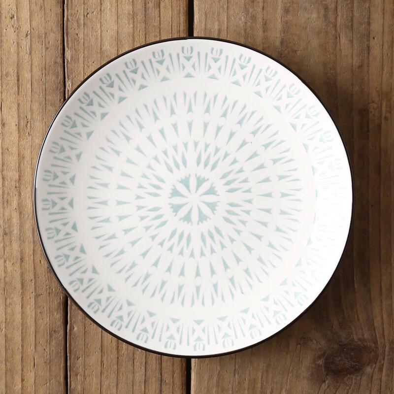 

Nordic Underglaze Ceramic 8-Inch Snack & Dessert Plates 2-Pack