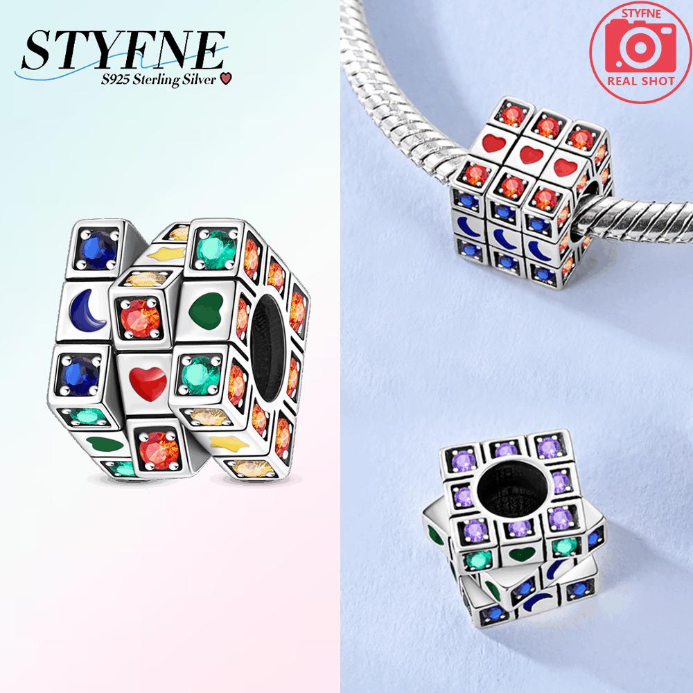 Kupfer Metall Leuchtender Mond Uhr Perlen Komponenten Armband Hohe Qualität Feiner Schmuck Entworfen Für Charm Perlen Komponenten Plata Originale Marke Perle