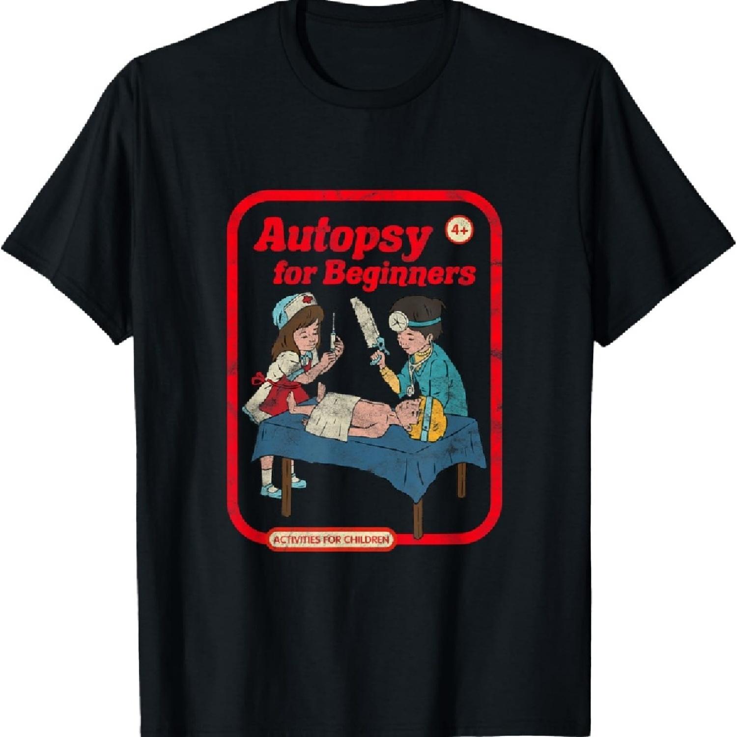 

Autopsy for Beginners Vintage Childgame Horror Goth Punk T-Shirt XXXXXL