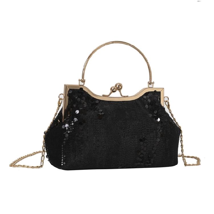 Sparkling Sequins Clutch Purses Fashion Handbag Wedding Party Shoulder Bag
