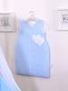 Cotton Sleeping Bag for Children 6-12 Mcy Tog 2.5 Year-Round Insulated Hearts Dots On Blue