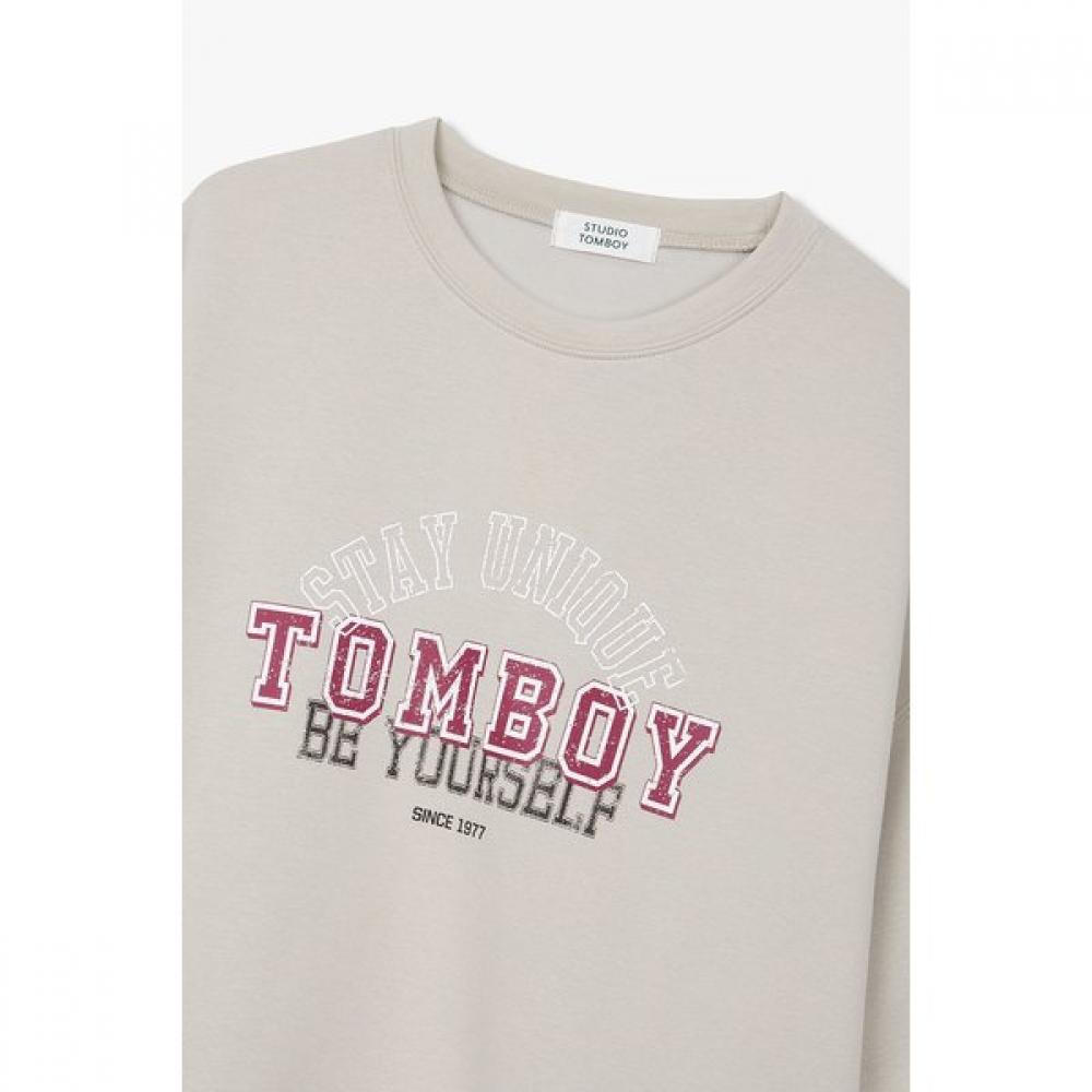 STudio Tomboy ShorT Sleeve T shirT leTTering  9176222992ar 