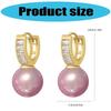 Elegant Freshwater Pearls Earrings for Women Craft In Sturdy Copper Materials Comfortable Designs for Any Occasion
