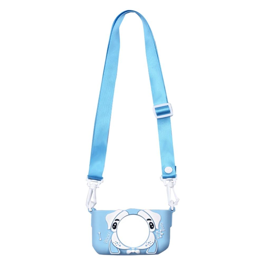 Mini Camera Shell Silicone Cartoon Kids Camera Case with Lanyard Portable Anti-scratch Protective Cover for Children s Camera