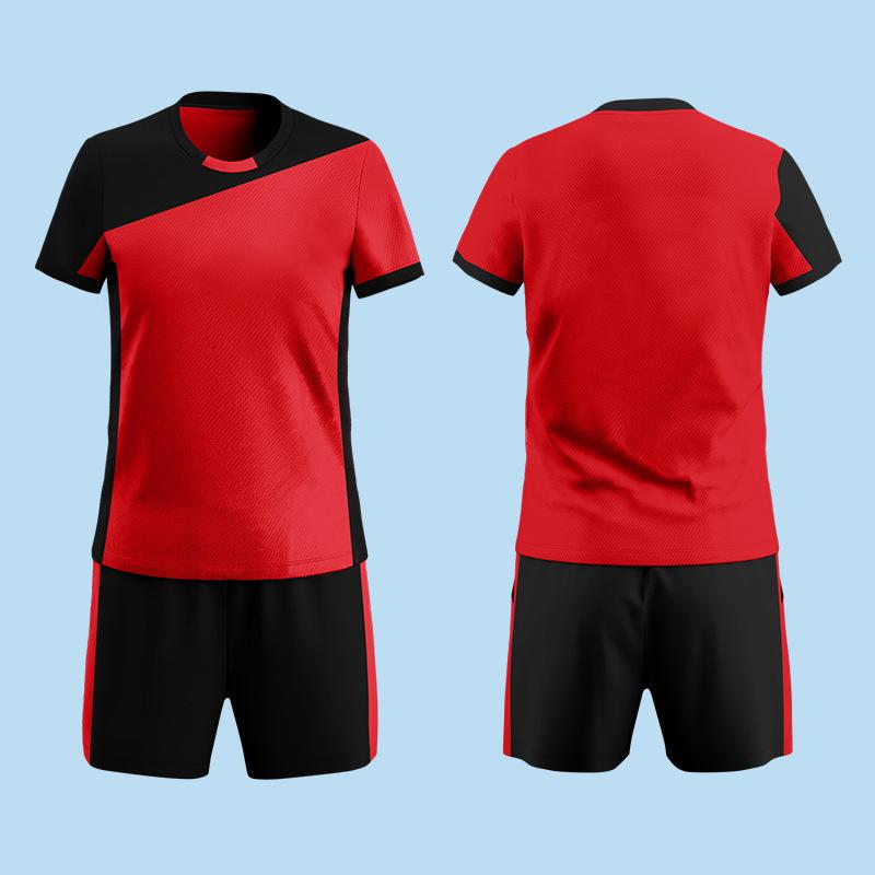Volleyball Suit Female Group Buying Competition Team Uniform Air Volleyball Sports Men's Professional Short-sleeved Slim Training Suit Printing Number