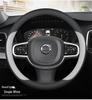 Volvo XC-Serie Echtes Leder Lenkradabdeckung