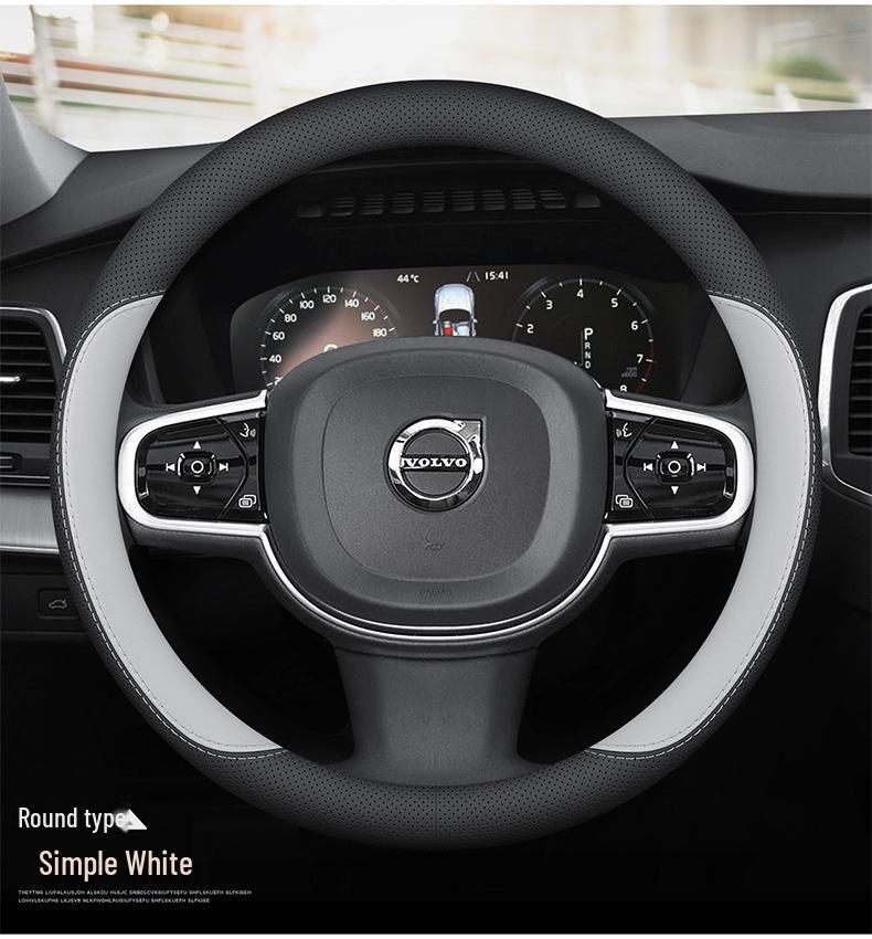 Volvo XC-Serie Echtes Leder Lenkradabdeckung