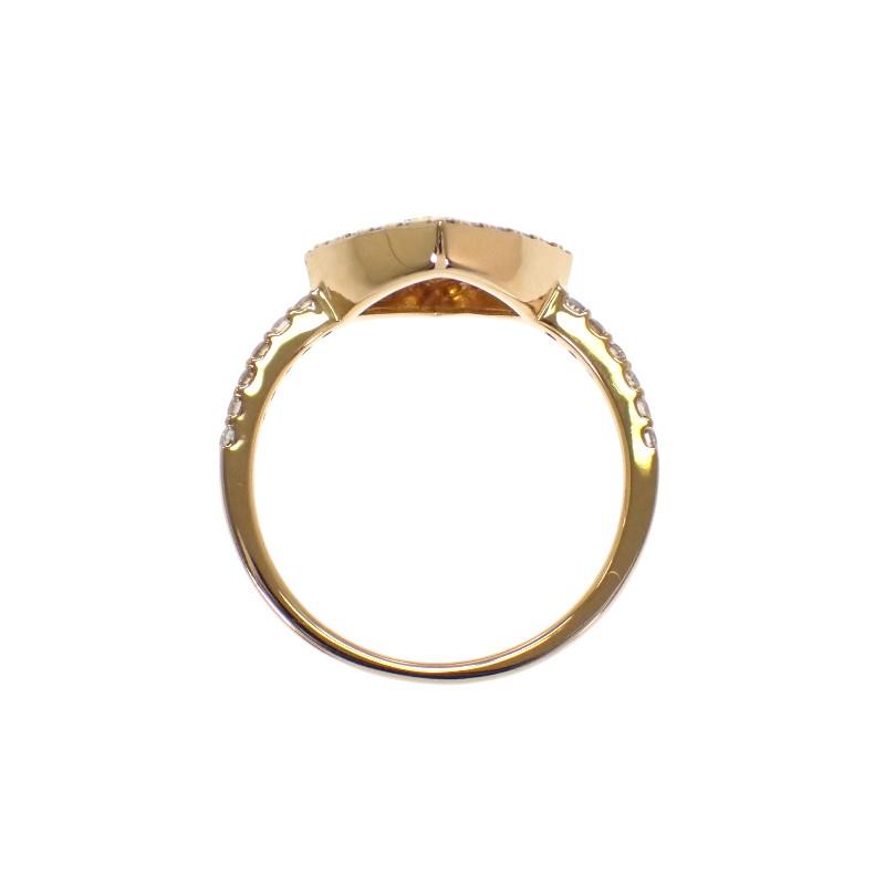Sem marca  #11(Tamanho JP) anel Ouro Amarelo K18 Mulheres