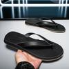 Fashion Men's Summer Slippers Minimalist Hot Selling Breathable Fashion Street Beach Comfortable Walking High Quality Shoes Black New