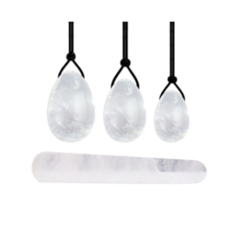 Yoni Egg Rose Quartz Jade Women Kegel Ben Wa Balls Crystal Kink Kegel Exercisers