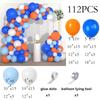 Blue Theme Balloons Arch Kit Orange White Baby Blue Balloon Garland Birthday Party Baby Shower Graduation Retirement Decoration