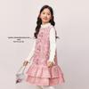 Girls' Sequin Velvet Party Dress