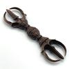 YESprime Vajra Dorje (Dreizackiger Vajra) 15cm Esoterischer Buddhistischer Gegenstand Mandala Fudo Myoo Amulett Schutzanhänger Exorzismus Gurenge Meditation Vajra Be