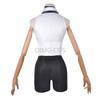 Chainsaw Reze Cosplay Costume Outfits Shirt Tie Short Wig Neck Ring Women Anime Uniform Halloween