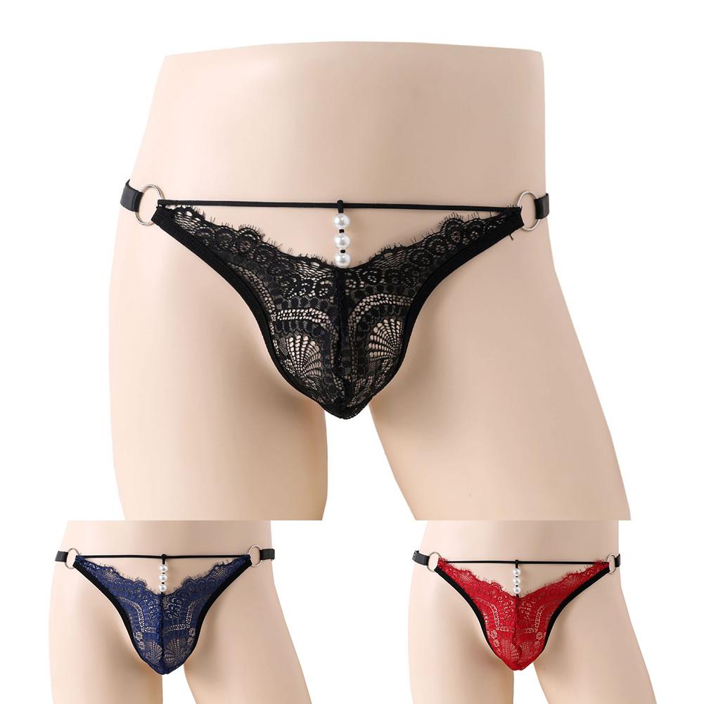 Solide Sous-Vêtements Spandex Tongs Slip 1pc Slips