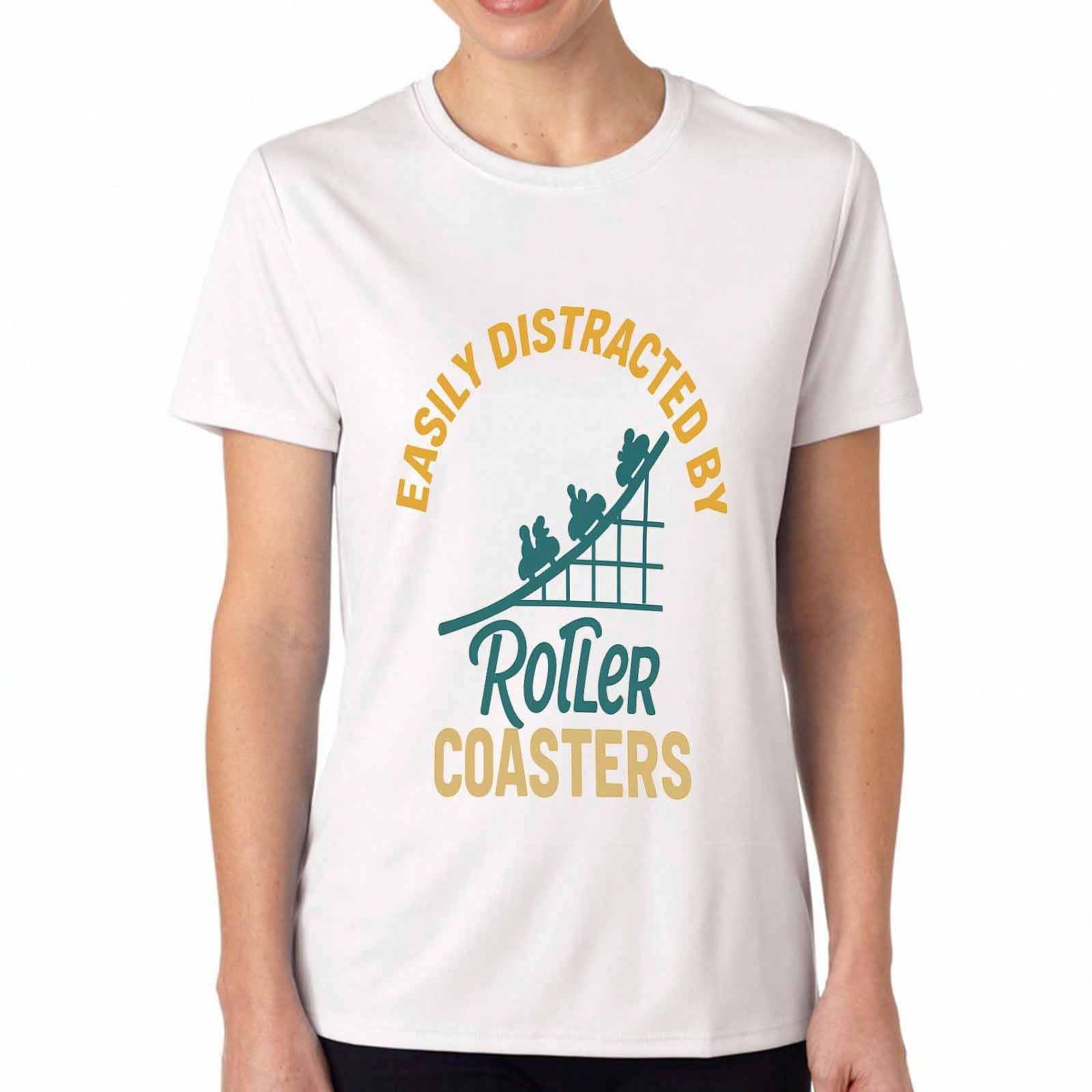 Roller Coaster Ride unisex Cotton T Shirt, Pure Cotton Premium Print, Durable, This Is My Roller Coaster Shirt, Casual Fashion And Comfortable Fit T S S разноцветный