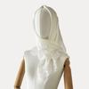 Lace Trim Shawls Solid Color Wraps Fashion Square Scarf  Beach