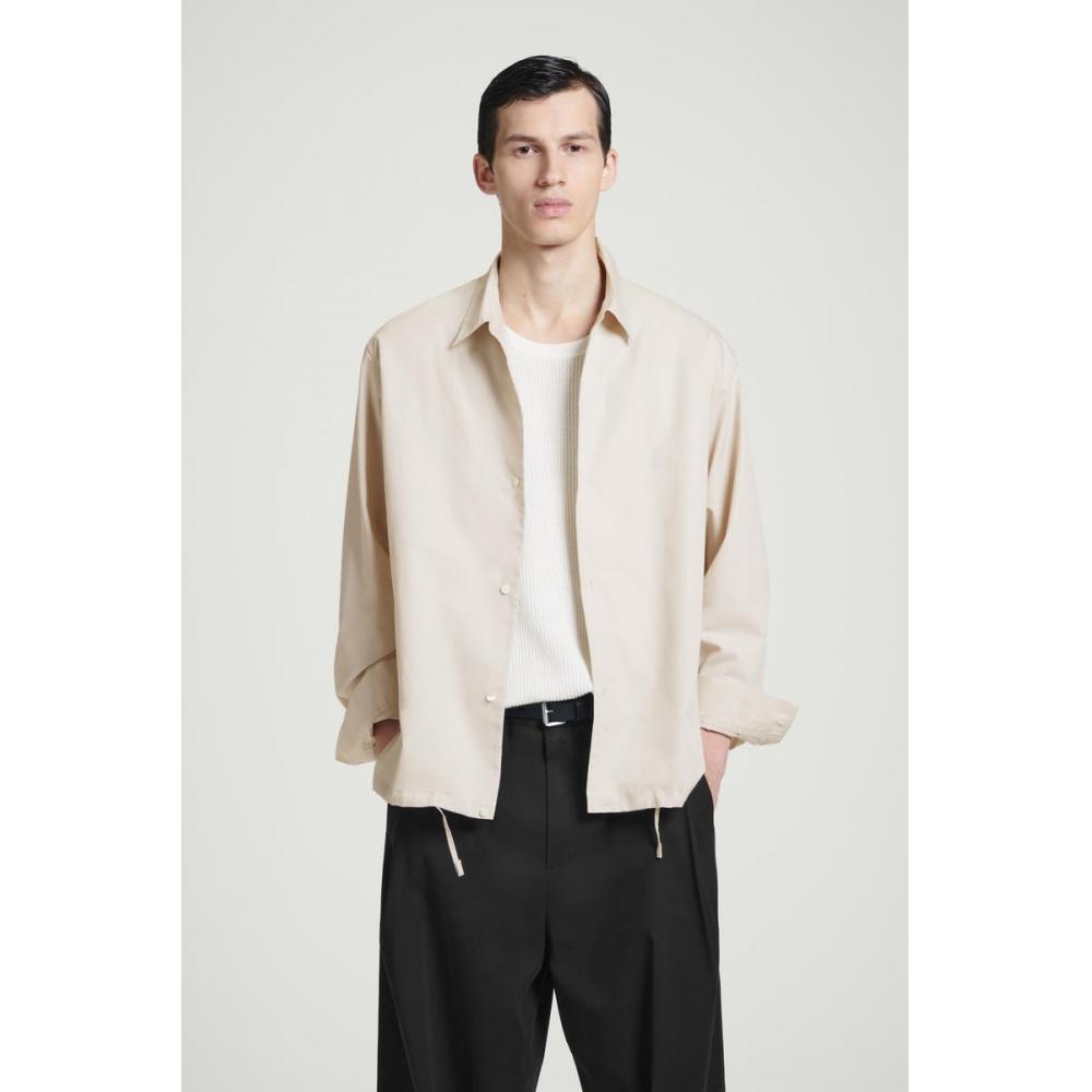 

Cos Japan свободная рубашка на шнурке beige/M