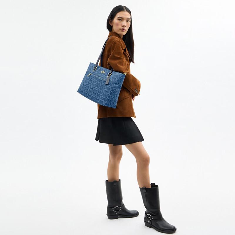 COACH STATION Classic Shoulder Tote Bag