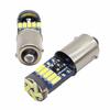 10Pcs Ba9s LED Bulbs T4W T2W T3W White 4014 15-SMD T11 H6W Car LED Interior Dome Light Reading Door Trunk Clearance Lamp 12V