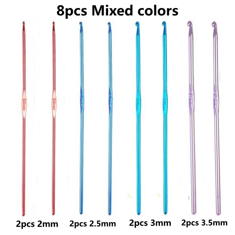 

Multiple SizesRandom Colors Needle Knitting Set Crochet Hooks Set Crochet Needles For Knitting Crochet Set of Hooks Knitting