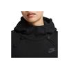 Nike FW24 Tech Fleece Solid Color Comfortable Loose Versatile Hoodie Women Hoodies Black FV6323-010
