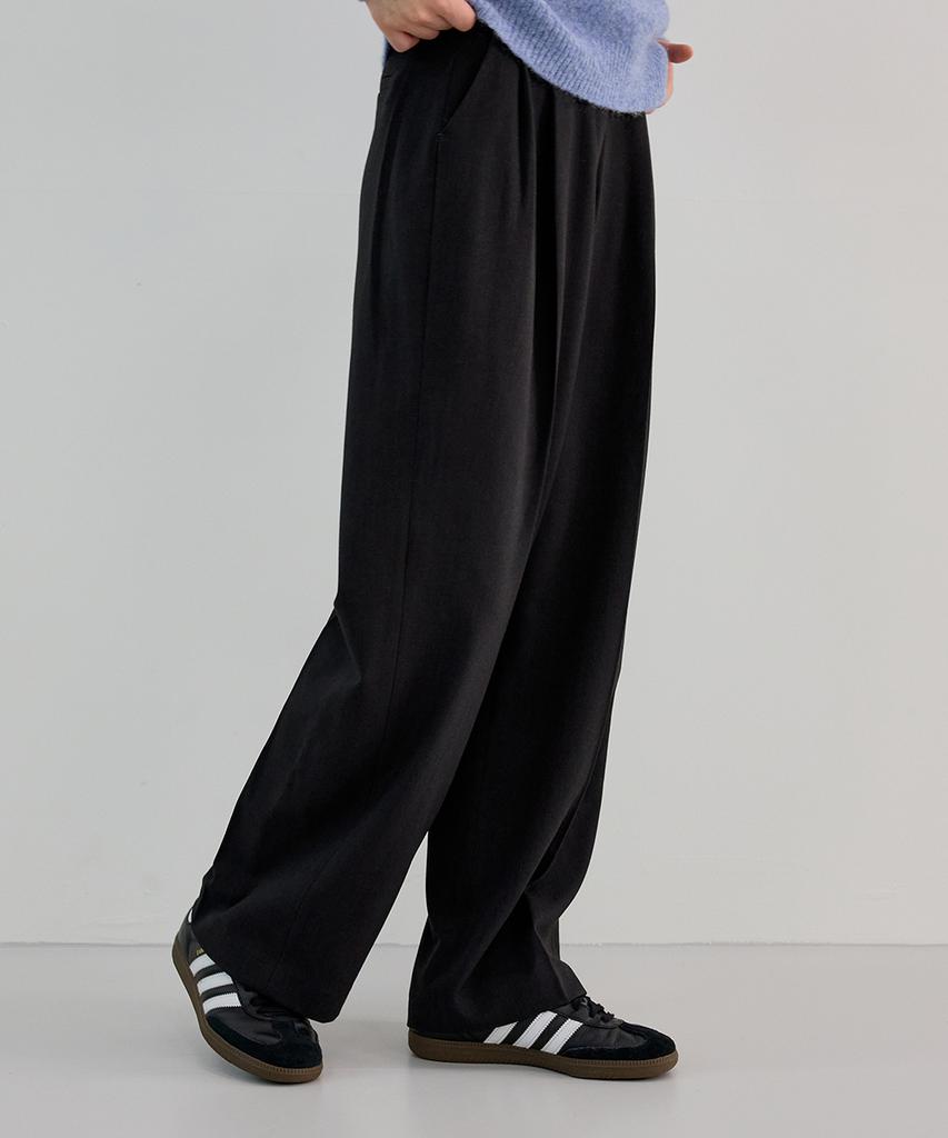 Noing Simple Slacks (Charcoal)