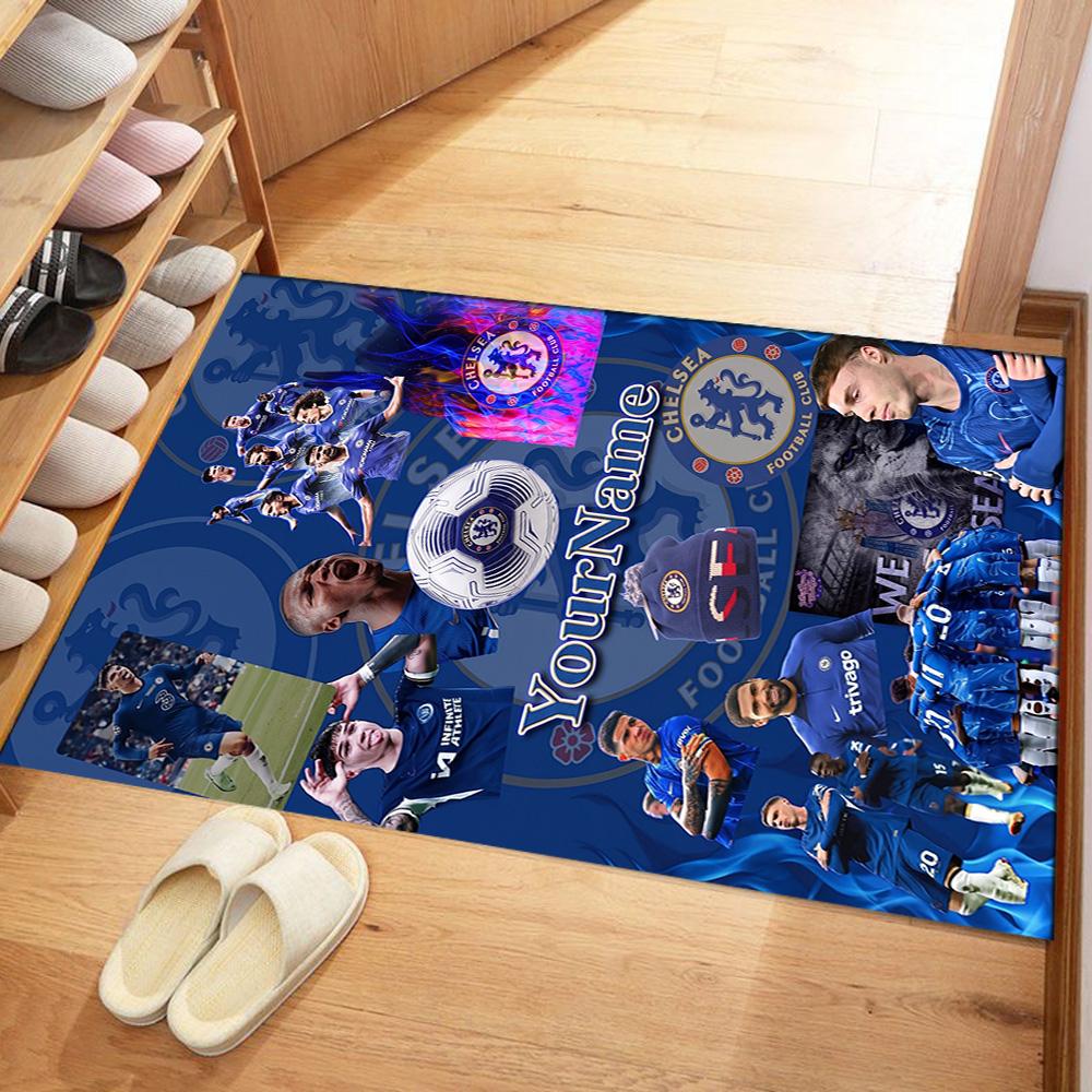 Chelsea Personalized Text Floor Mat Suitable for Study Room Living Rooms Bedrooms Foyer Antislip Carpet Decorate Offices Spiritual Gift