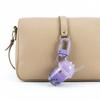 Bubble Tea Keychain Pendant Resin Cup Bag Charm with Split Keyring and Spring Clasp for Keys, Small Bags, and Zipper Pull