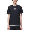 Fila T Shirts Men's Jet Black Crew Neck Moderate Straight Fit F11M318107FBK