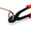 LEONTOOL 9-inch Tube Bending Pliers, Brake Line Forming Bending Tool for Line Bends and Brake and Fuel Line Adjustments, with Red Handle