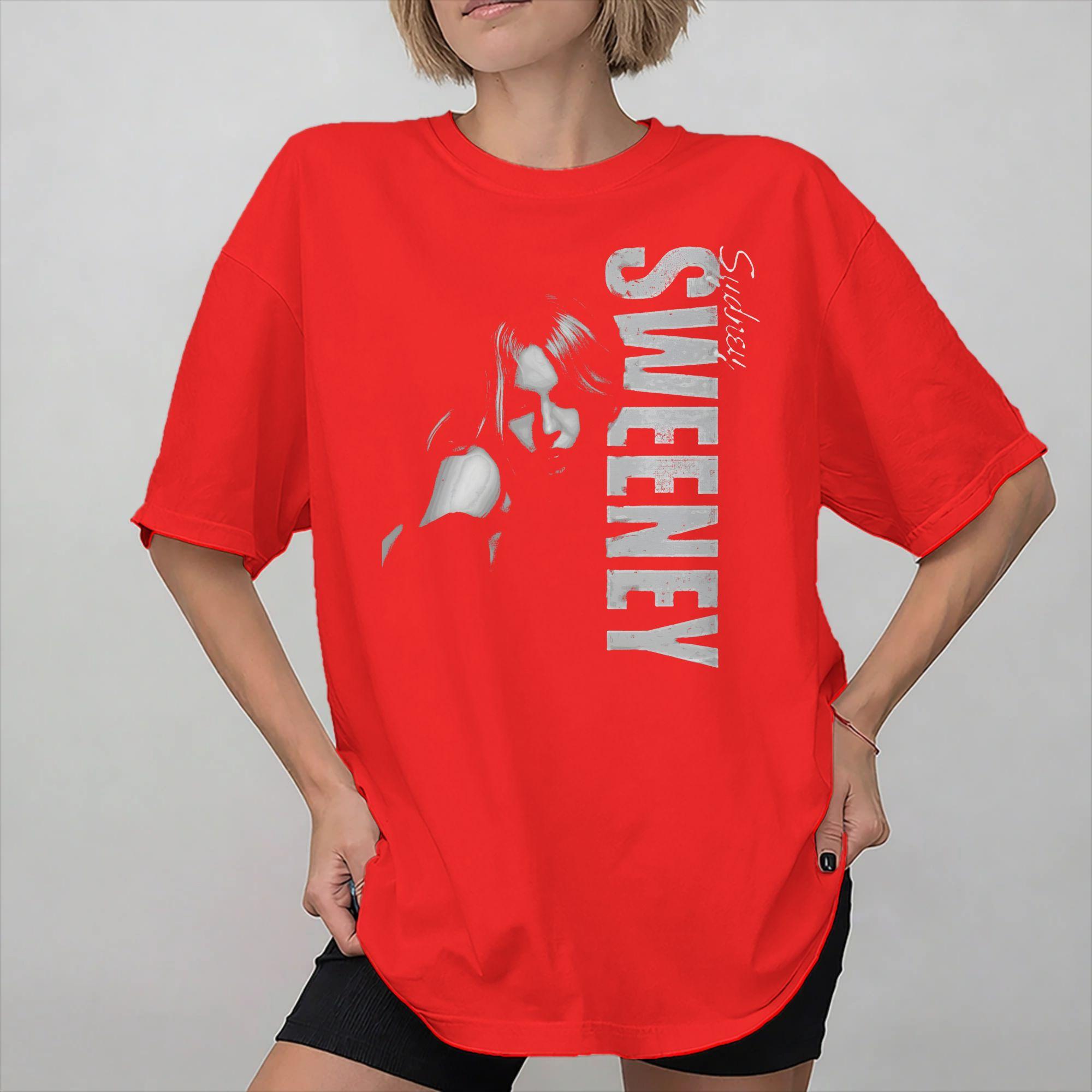 

Cassie Howard Sydney Sweeney New Arrival T Shirts for Unisex Women Pure Cotton Tee Shirt Clothing S