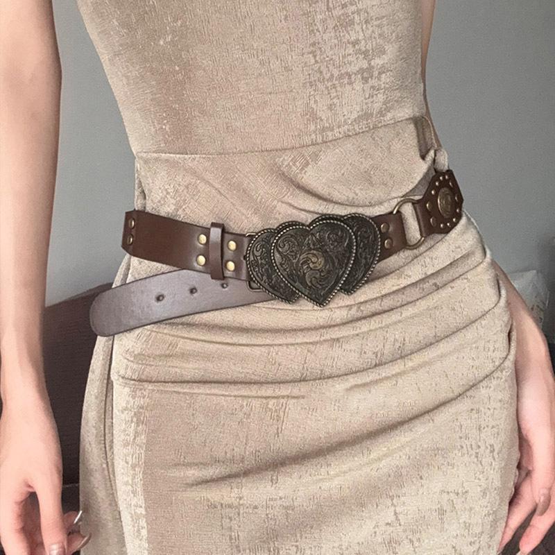 2026 new fashion Cummerbunds Trendy Chain Link Belt for Women, Gold Metal Waist Belt for Jeans Dress, Streetwear Punk Style Accessory
