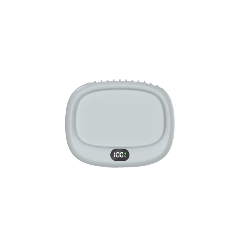 Portable Outdoor Neck Hanging Fan USB Bladeless Fan Digital Display Handheld Fan 93*43*116mm