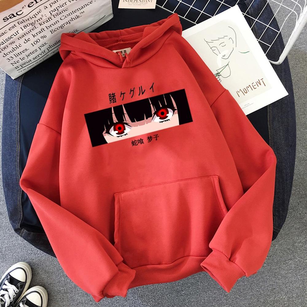 Harajuku Kakegurui Sudaderas unisex Anime japonés Yumeko Jabami Ojos  impresos Sudadera con capucha para hombre Ropa de calle Sudadera casual  comprar a buen precio — entrega gratuita, reseñas reales con fotos — Joom