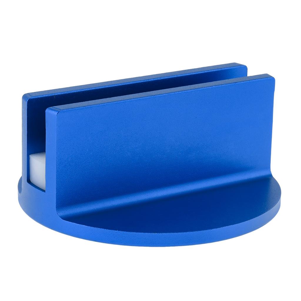 2 stk Universell Aluminiumspor Magnetisk Jekkadapter Stort Spor Blå Klypesveisramme Sporputer