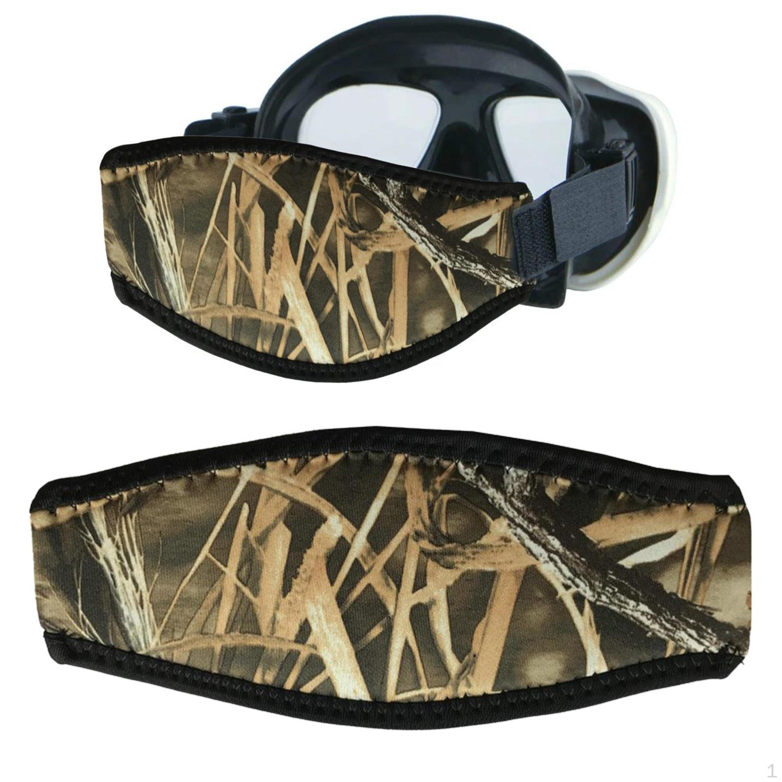 Dive Mask Strap, Cover for Diving Decorative Non Slip Snorkeling Gear Eyeglasses Strap  Style A