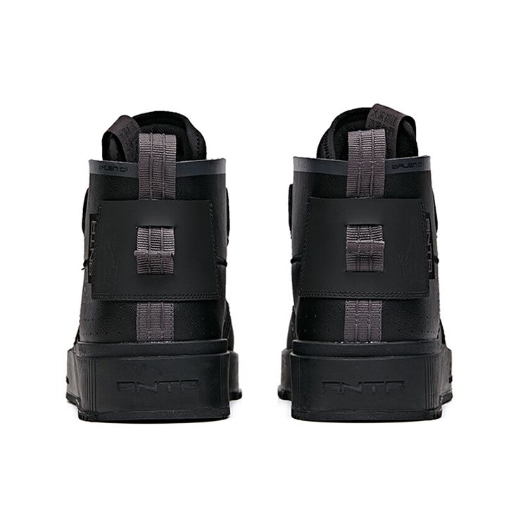 Anta High-Top Skate Shoes Men Sneakers Black 912048012-3