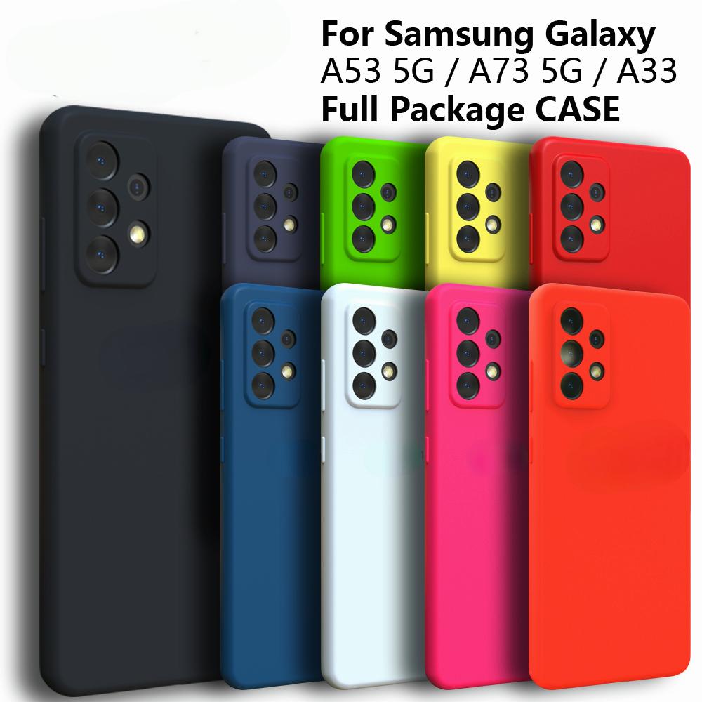 Buy Samsung Galaxy A53 5G Case A73 Silky Silicone Cover SoftTouch Back
