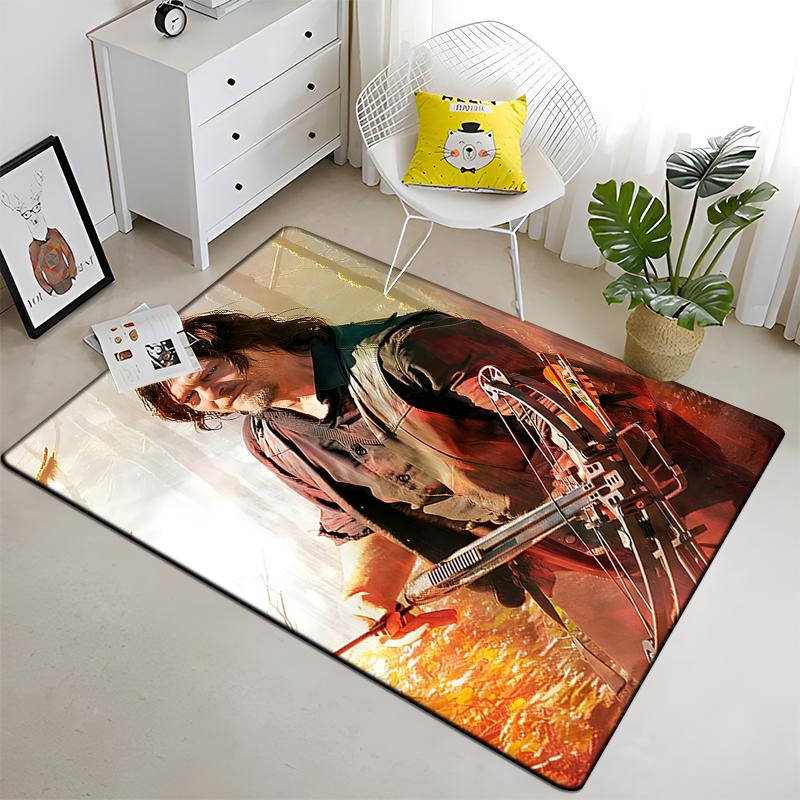The Walking Dead Fans Collect Carpets Sofa Table Rug Anti Slip Floor Mat Halloween Decoration Floor MatLiving Room Home Decor