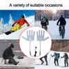 1 Set Winter USB Heating Gloves Pads Portable Heated Gloves Pad Heater Warmer Heated Mitten Sheet Ski Cycling Gloves Heating Pad