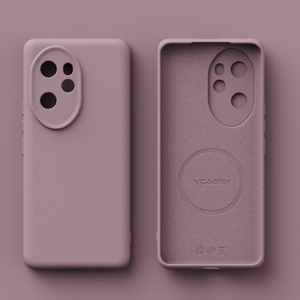 Original Liquid Silicone For Magsafe Case For Huawei Honor 500 300 200 X60 Magic 7 6 5 Pro Magnetic Wireless Charging Soft Cover