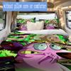 Courage the Cowardly Dog Pattern Bedding,Quilt Set Quilt Cover Pillowcase Home Birthday Gift (1*duvet Cover+2*pillowcase,without core)SSJT0917204
