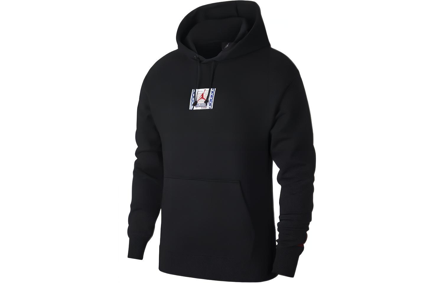 Мужские толстовки Jordan Черные Умеренные Обычные CW8619-010 XS