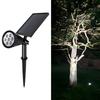 7 LED Garden Solar Spotlight Solar Powered Solar Landscape Light 7 LED Solar Lawn Lamp  Patio Decor