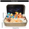 Portable Mini Christmas Nativity Ornament PVC Craft For Office Shelf Or Travel Decoration Bethlehem Scene