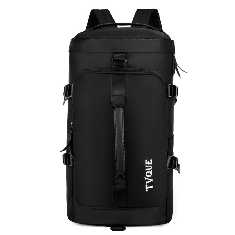 Large-capacity portable travel bag, multifunctional sports and fitness bag, dual-use dry and wet separation backpack for men and women