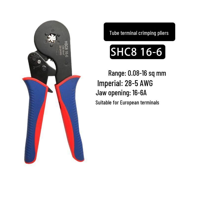 FURONGHUA LY-2546B Ratchet Hexagonal Terminal Crimping Pliers